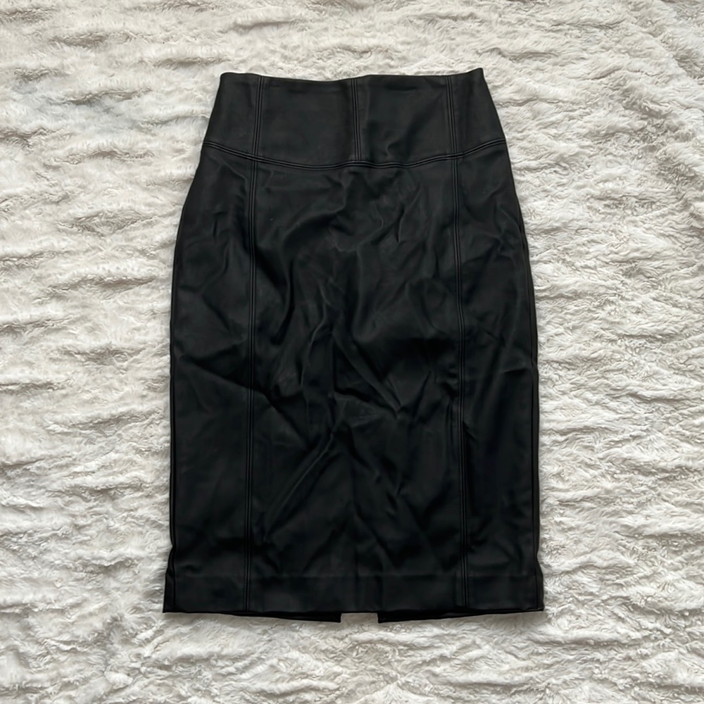 Faux Leather Pencil Skirt (EXPRESS)